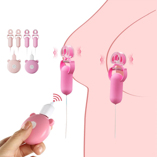 10 Frequency Vibrating Nipple Clamps