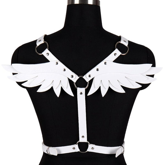 Leather Angel Wings Harness